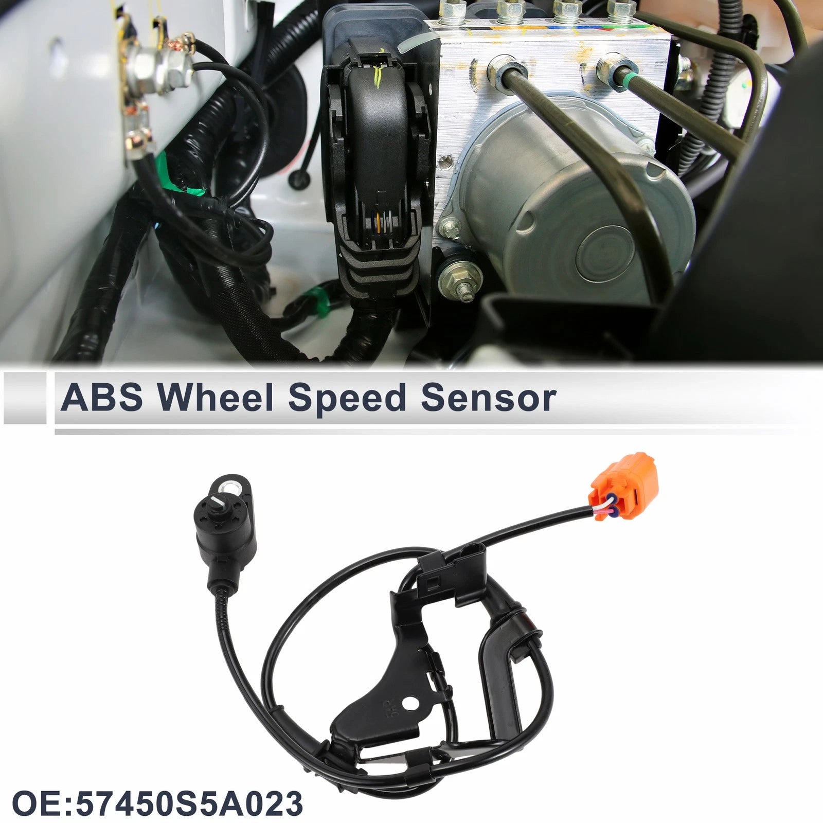 ABS Wheel Speed Sensor Front Right Replacement for Honda Civic L4 (2012–2015)