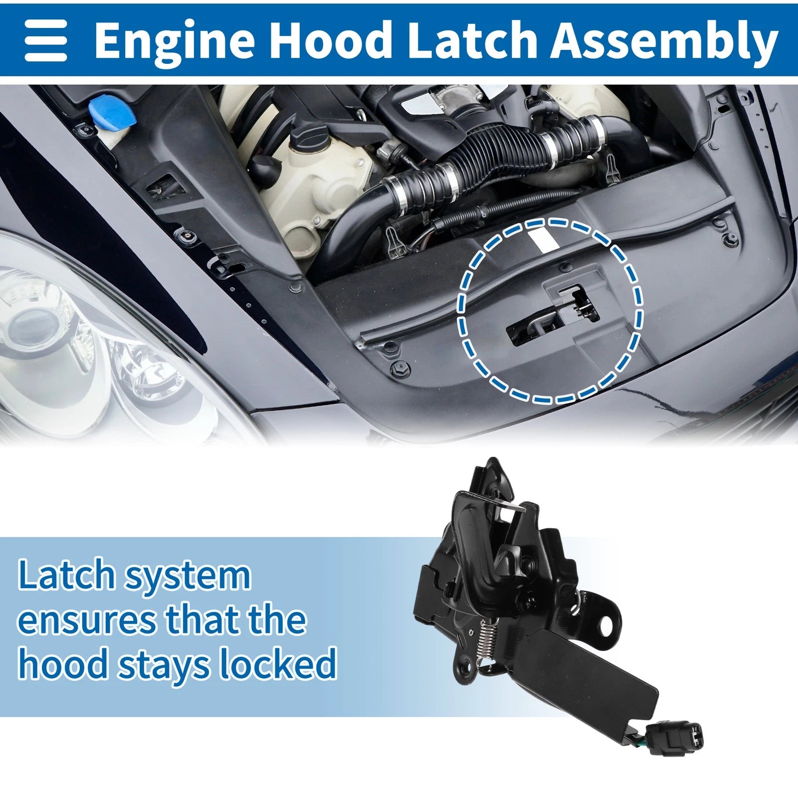 Hood Latch Assembly Replacement for Toyota Avalon (2019–2023)