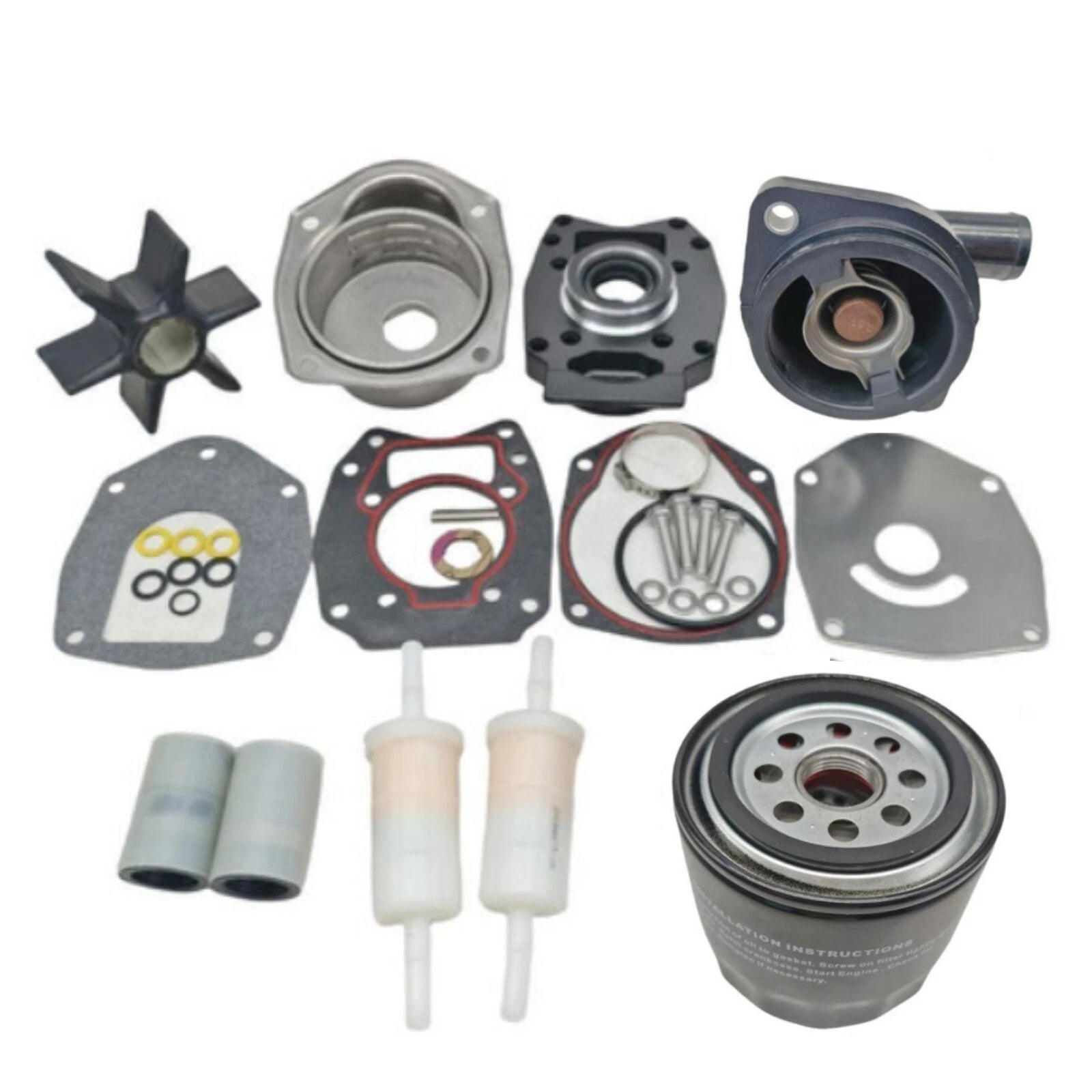 Engine Maintenance Kit for Mercury 75‑115 HP Four Stroke (1.7L) (2010–2023) 8M0097857 8M0113799