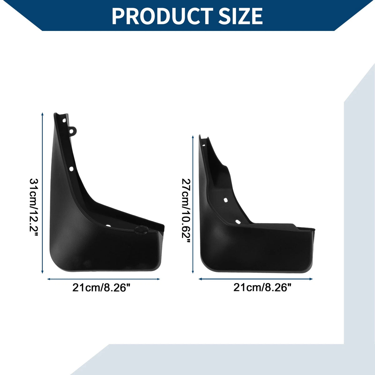 Mud Flaps Splash Guards for Mercedes-Benz GLA 220 200 (2014–2019)