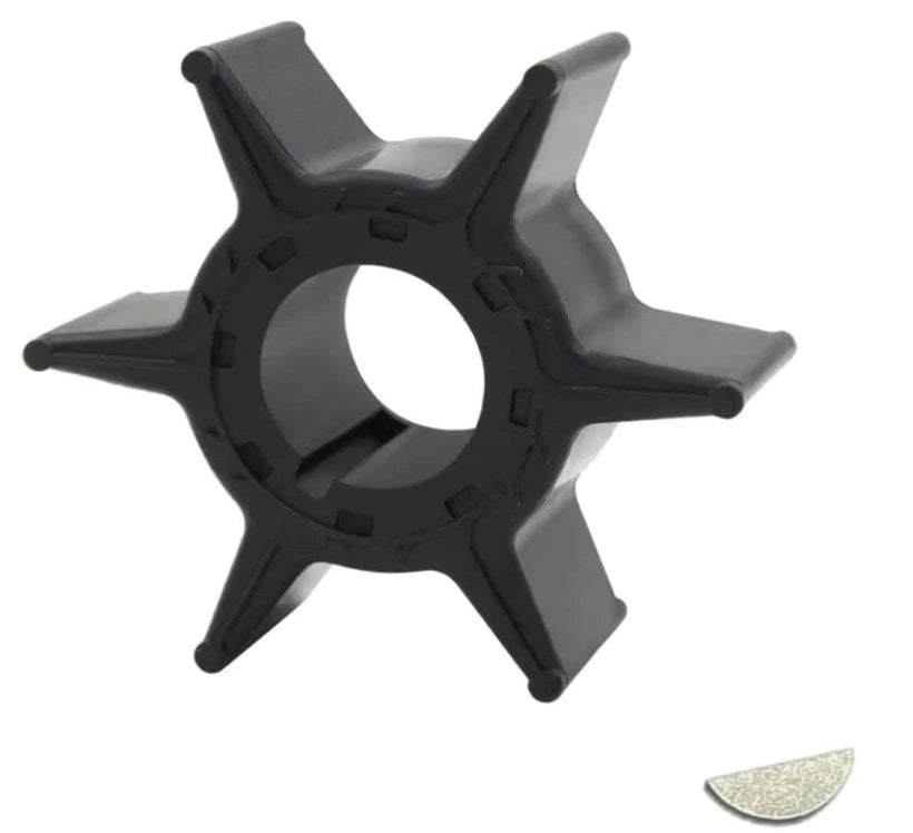 Water Pump Impeller with Key for Yamaha 2 Stroke 40 50 HP Outboard (1990–2023)
