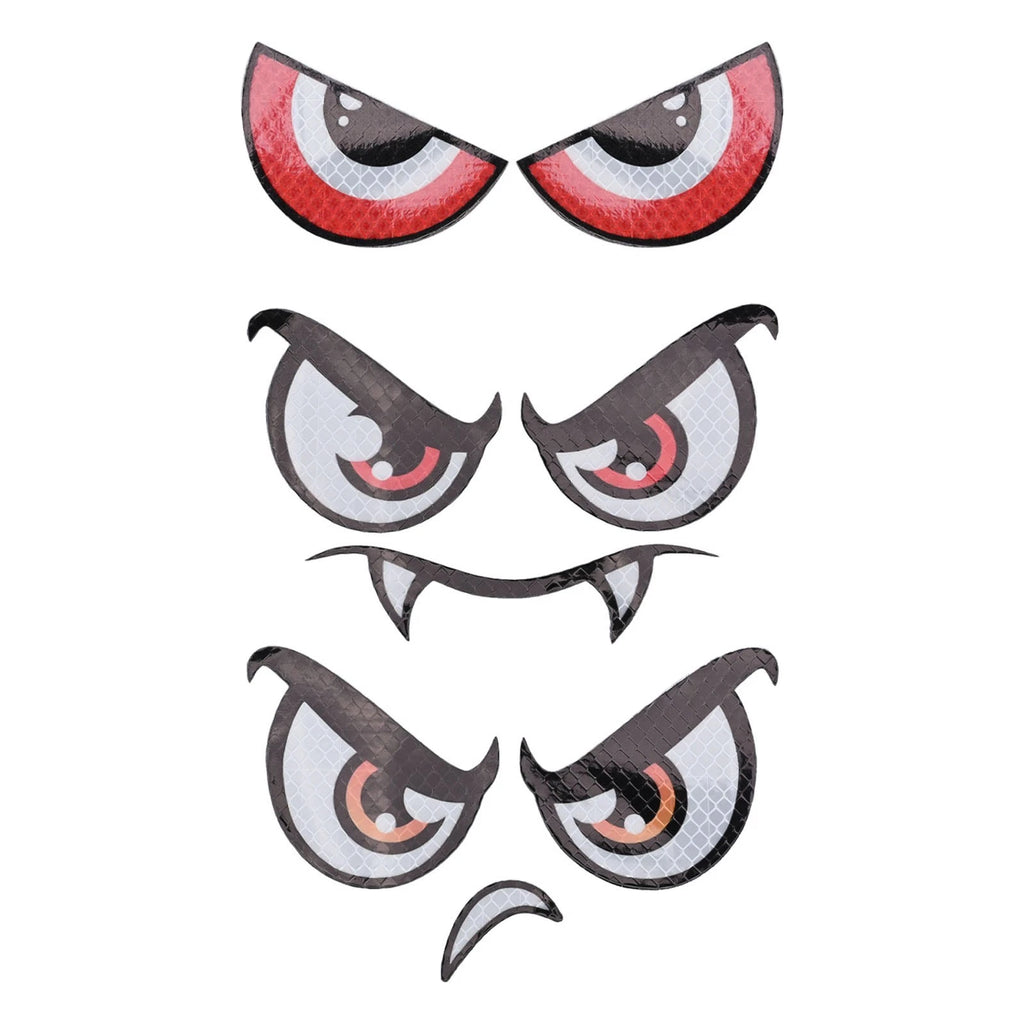Set of 2 Reflective Eyes for Lawn Mower Accessory