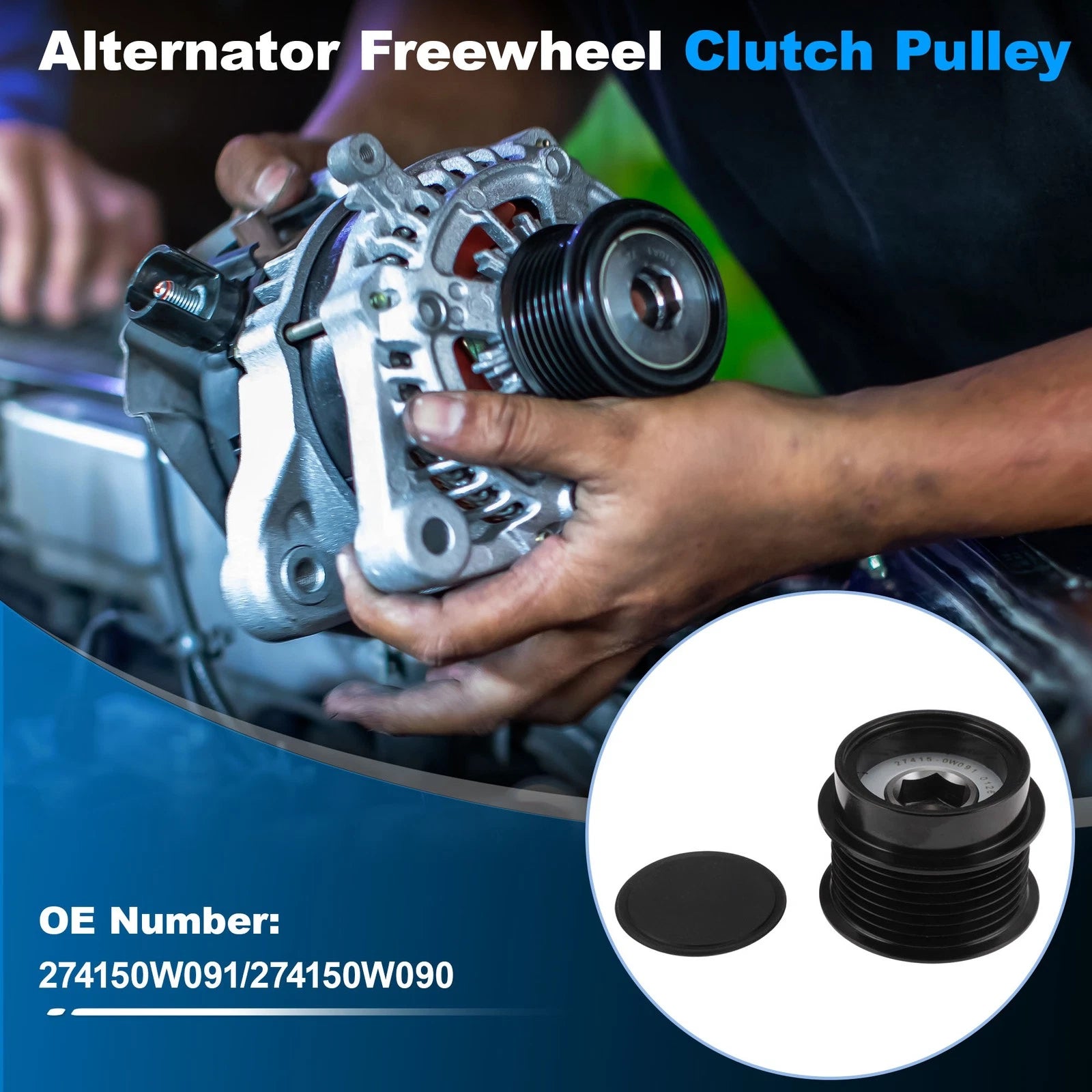 Alternator Freewheel Clutch Pulley Replacement for Toyota Avanza (2007–2008)