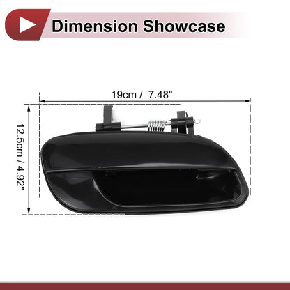 Exterior Door Handle Replacement for Hyundai Elantra Rear Right (2011–2015)