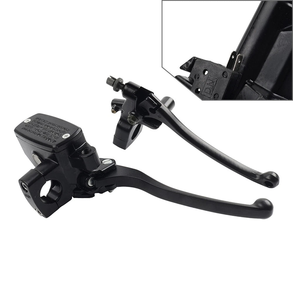 1'' Left Clutch Lever & Right Hydraulic Brake Master Cylinder for Universal