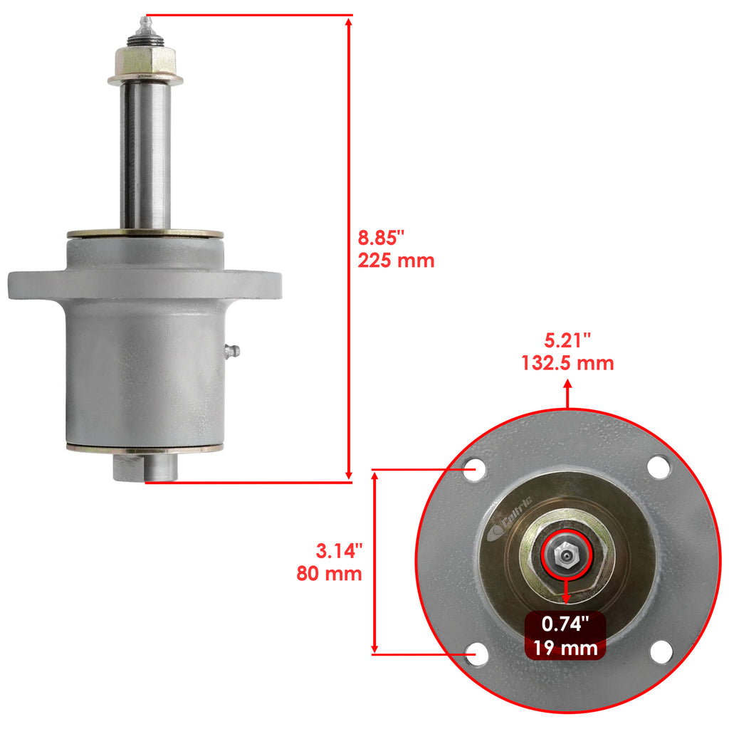 Spindle Long Shaft Replacement for Simplicity Lawn Mower Deck (2000–2010)