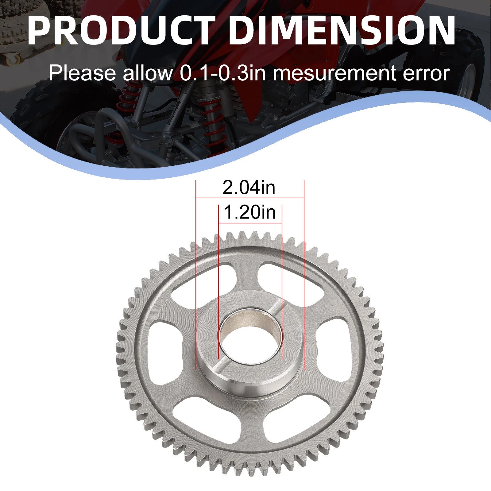 Starter Clutch Idler Gear for Polaris RZR XP 900 (2011–2012) / RZR 4 XP 900 (2012)