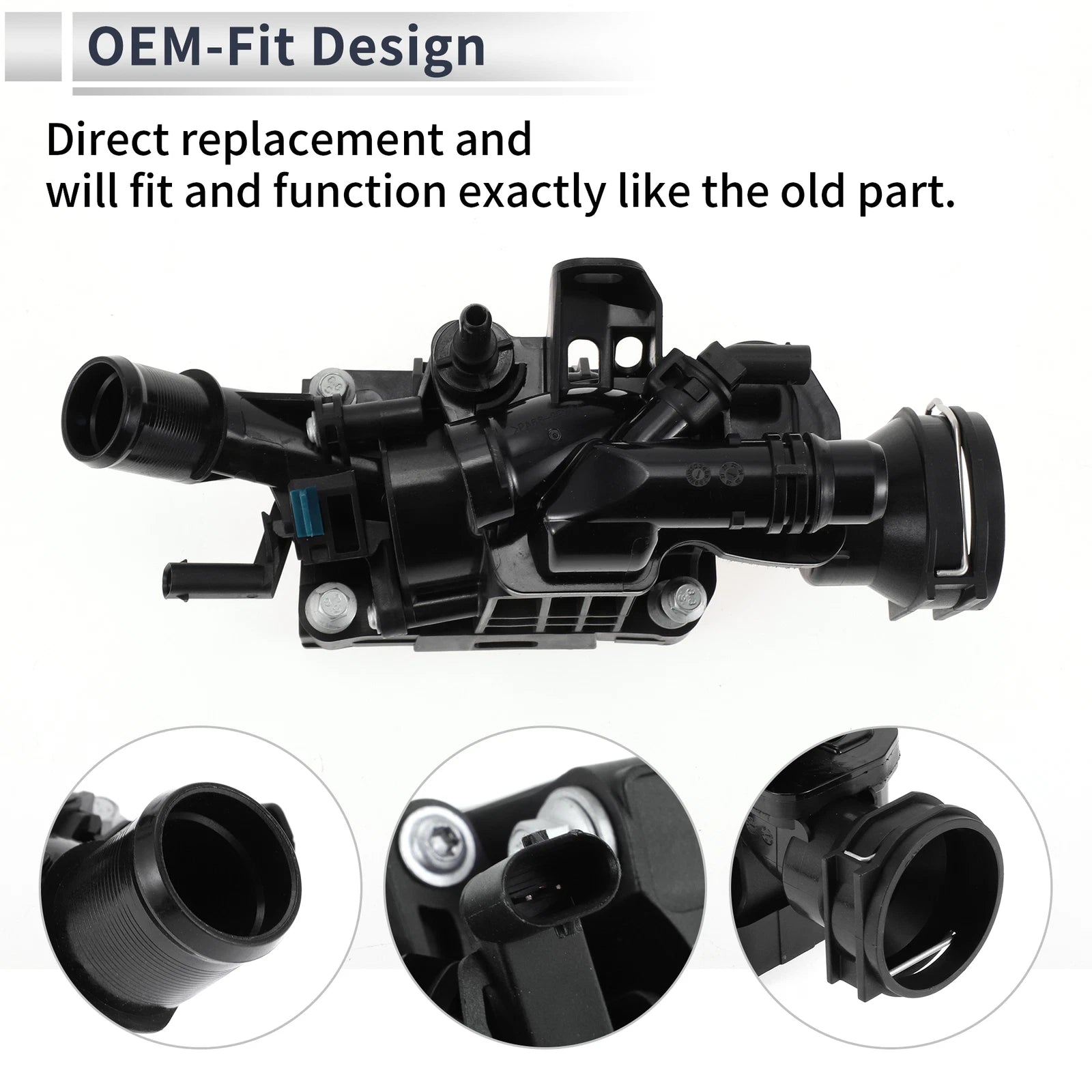 Engine Coolant Thermostat Housing Assembly for Ford Focus MK4 (2018–2023)