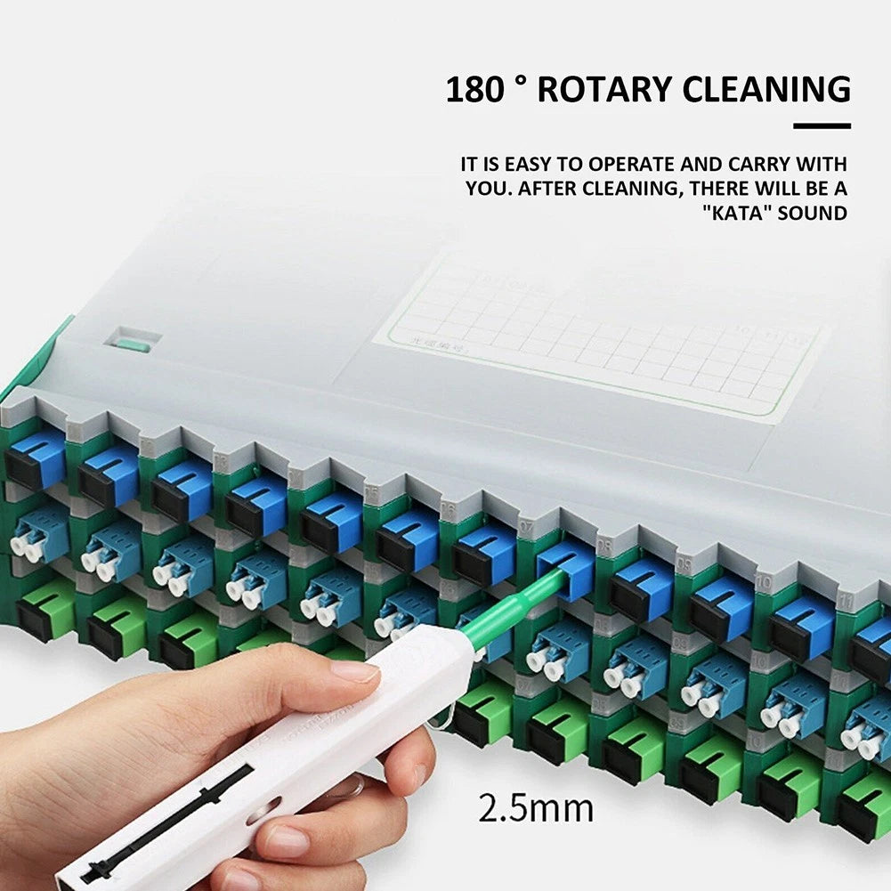 One-Click Optical Cleaner for Automotive Fiber Measurement