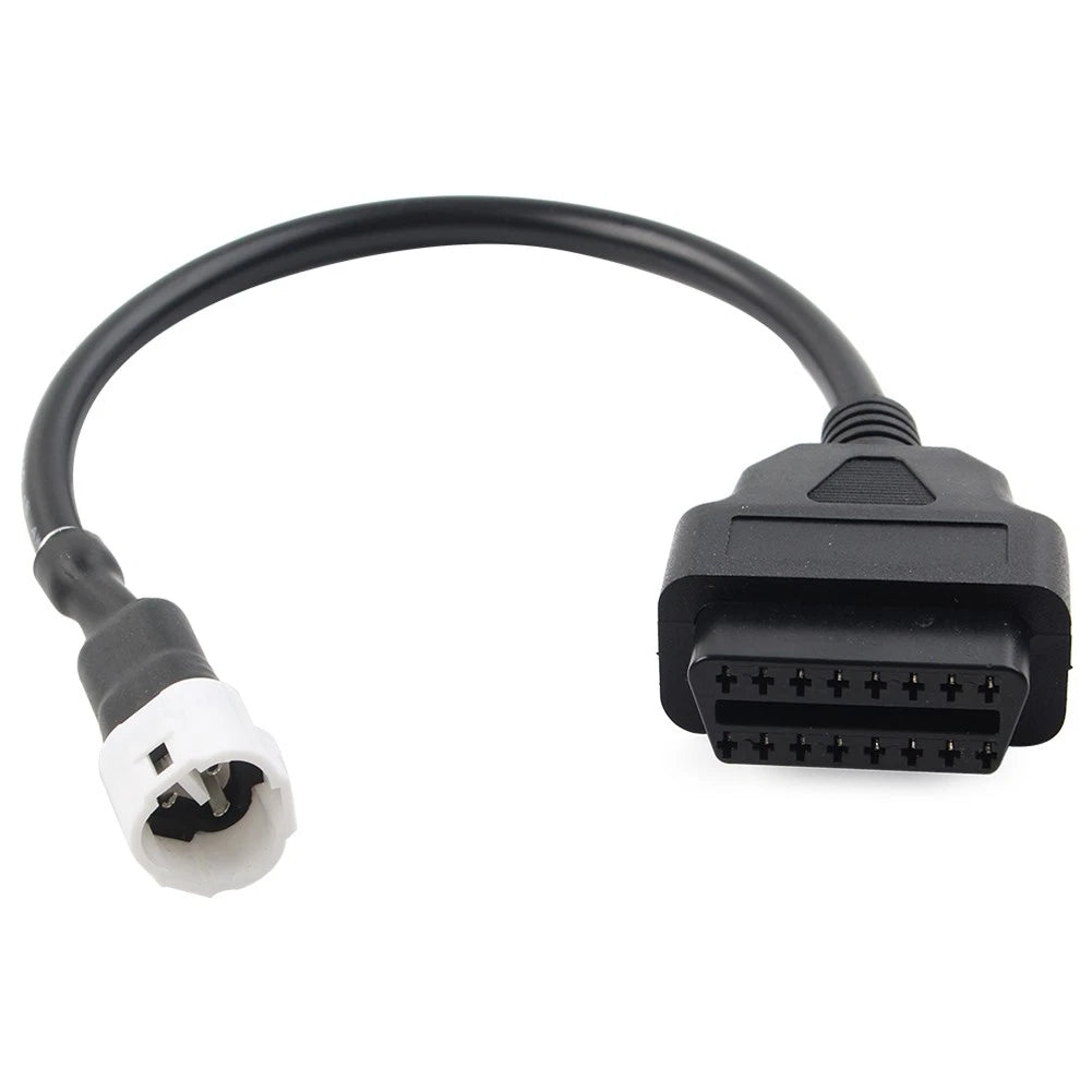 3Pin to 16Pin OBD2 Diagnostic Scanner Adapter Cable for Yamaha YZF-R125 MT-125