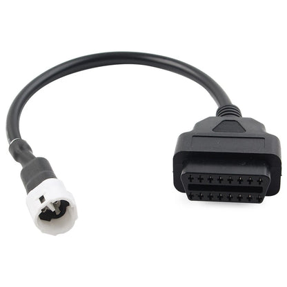 3Pin to 16Pin OBD2 Diagnostic Scanner Adapter Cable for Yamaha YZF-R125 MT-125