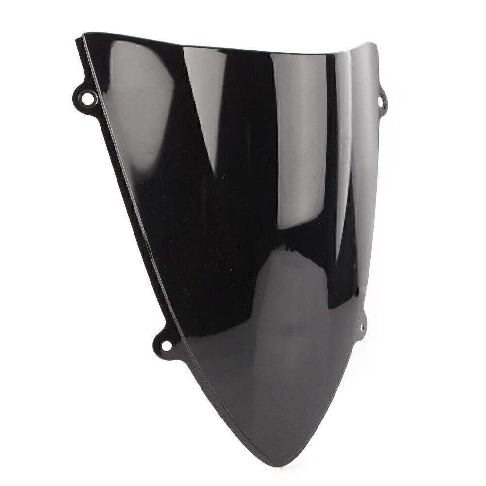 Double Bubble Windshield for Kawasaki Ninja 250R EX250 (2008–2012) Black