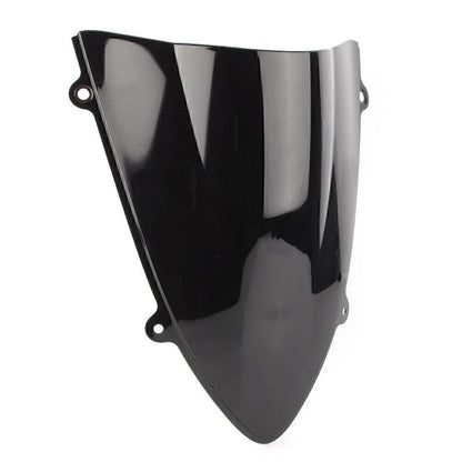 Double Bubble Windshield for Kawasaki Ninja 250R EX250 (2008–2012) Black