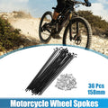 14G J Bend Bicycle Spokes with Nipples 158mm for Universal Fit (Any Make)