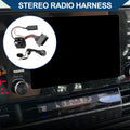 Stereo Radio Harness Replacement for Audi 16 Pin Microphone Handsfree (—)