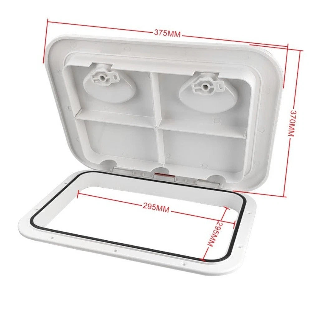 Marine Plastic Inspection Hatch 370MM X 375MM Boat Deck Plate