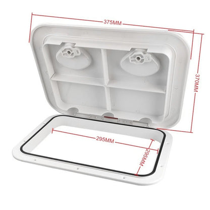 Marine Plastic Inspection Hatch 370MM X 375MM Boat Deck Plate