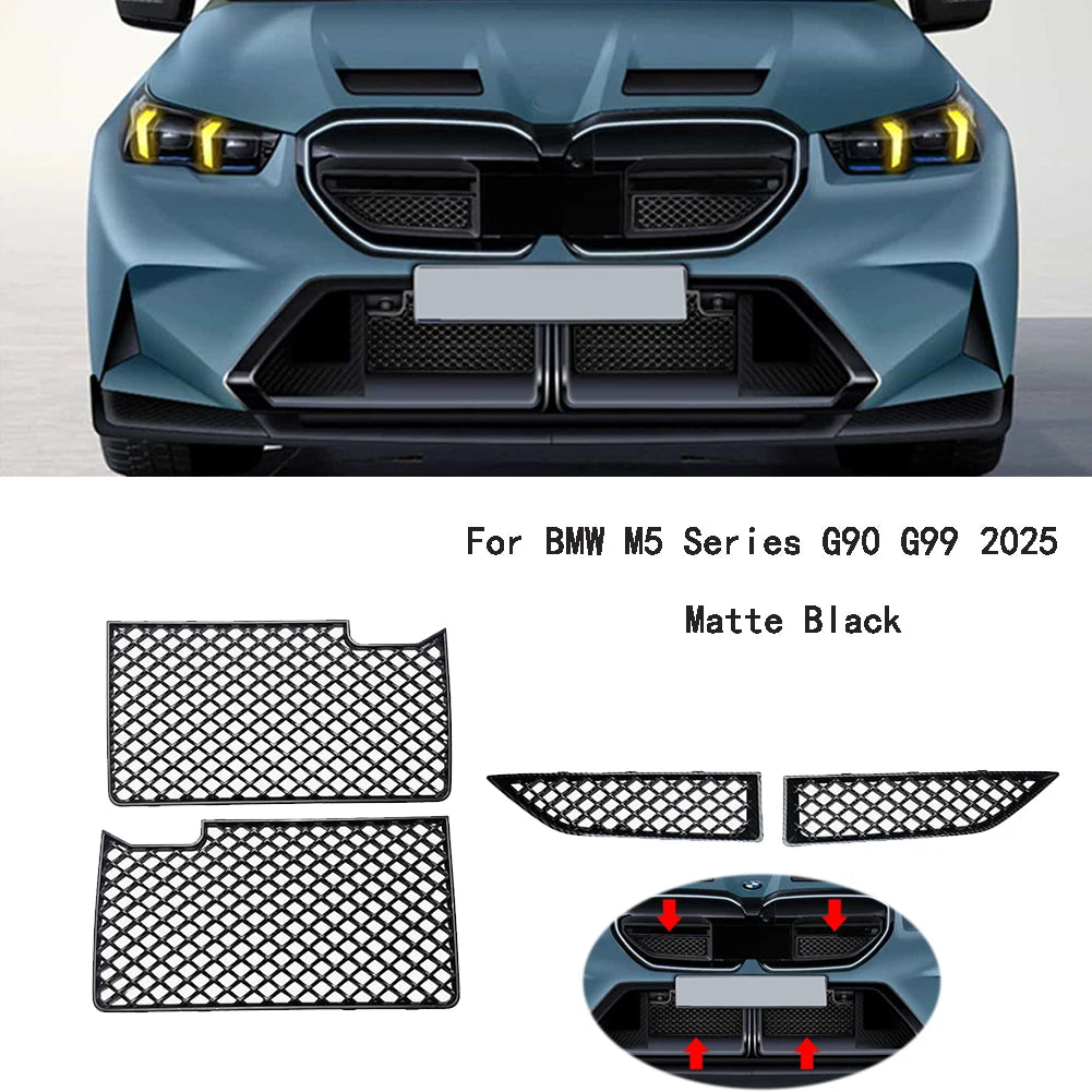 Front Bumper Grille Mesh Protector Easy Installation Protects Against Debris
