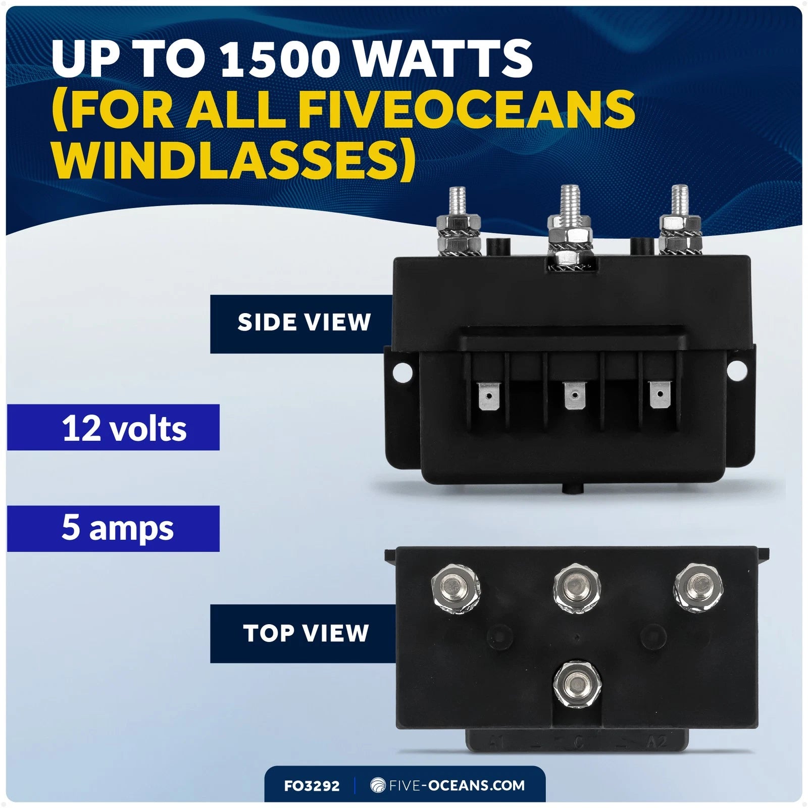 Dual Direction Windlass Solenoid for FO3292 (12V)