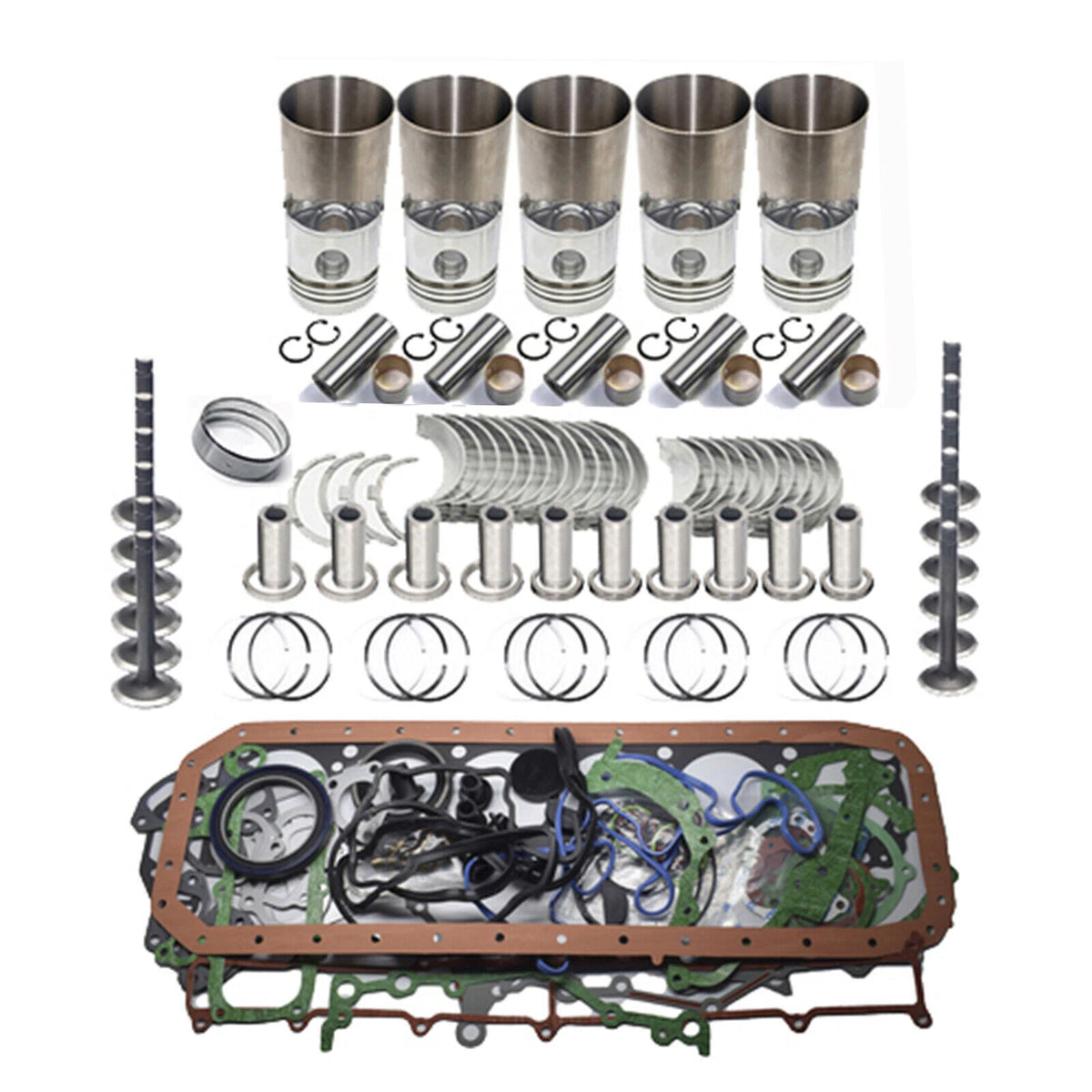 F2803 Overhaul Piston Rebuild Kit for Kubota Excavator