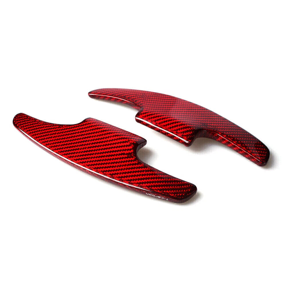 Carbon Fiber Shift Paddle Extensions for Honda (2018) - Red