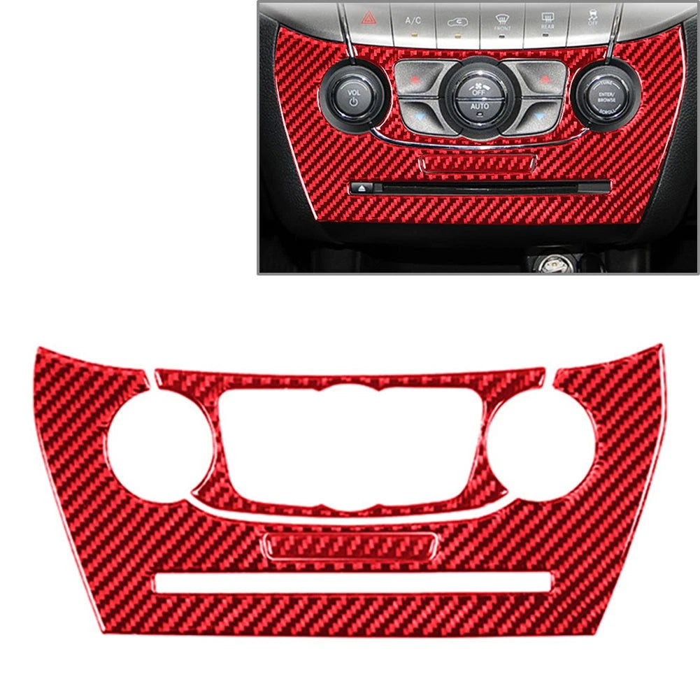 Interior AC Switch Button Panel Cover Trim For Dodge Journey 2011-18 Carbon Red