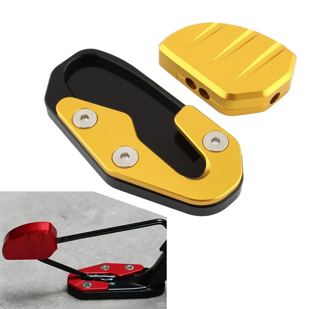 Kickstand Enlarger for Honda PCX160 (2025) - Gold Auxiliary Plate