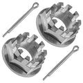 Front Axle Nuts With Pin Set for Honda TRX420FA Rancher 420 (2016–2017)