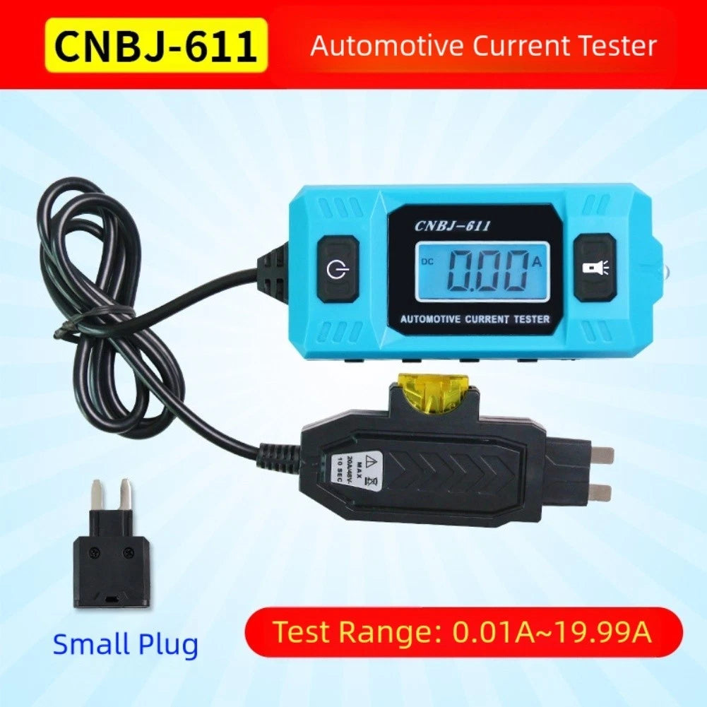 12V Digital Circuit Tester with LED Backlight for Car Fuse Testing