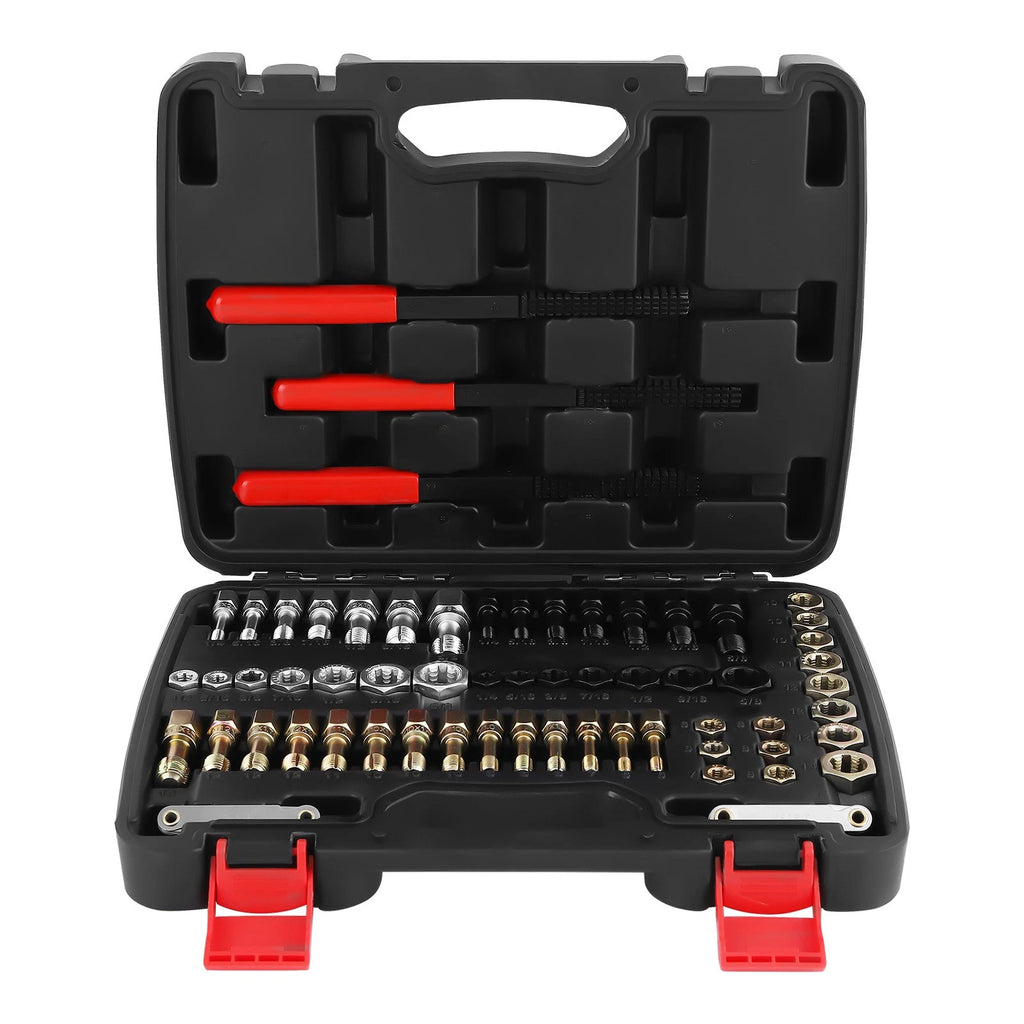 61pc Thread Chaser Kit for Damaged Bolts (SAE & Metric)