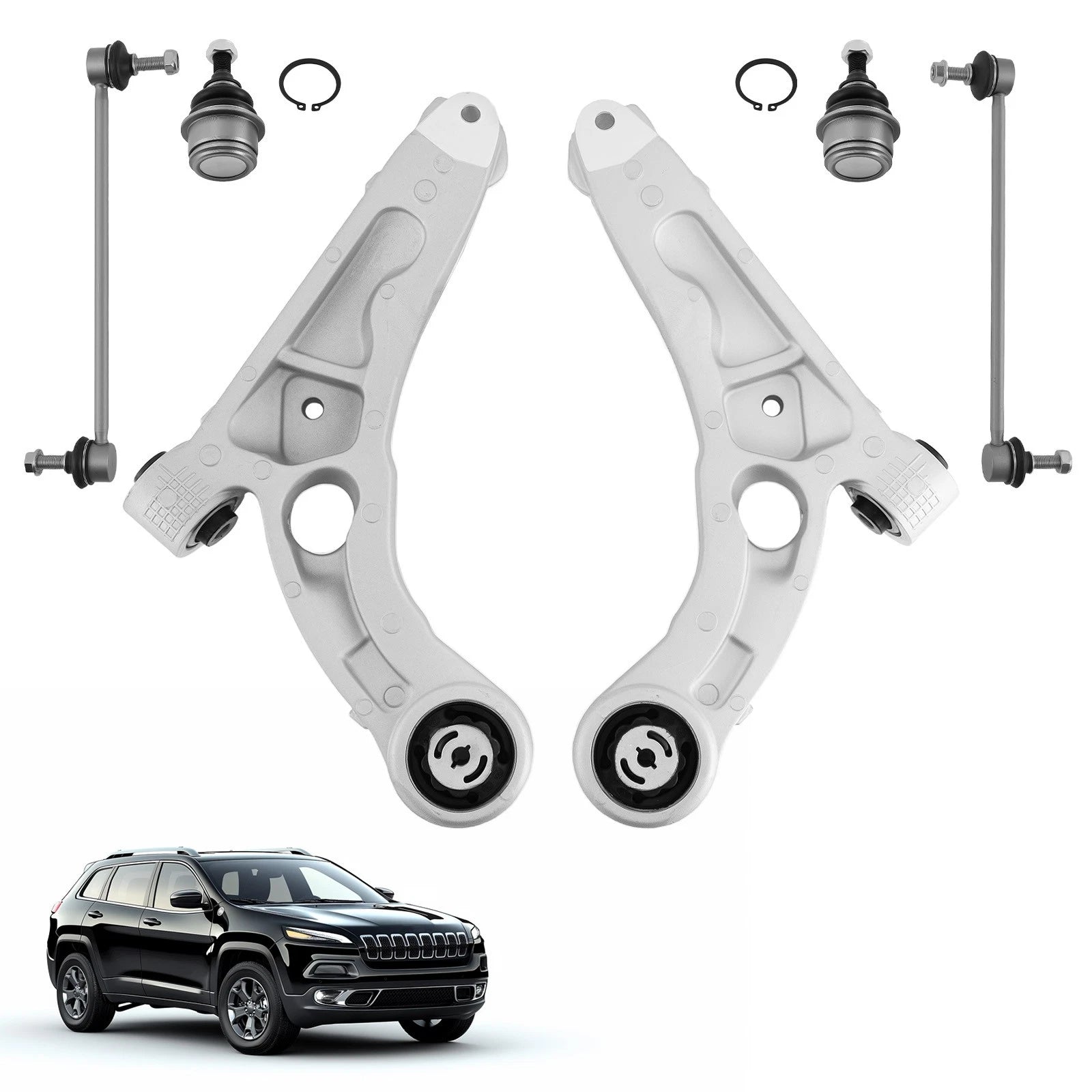 Front Lower Control Arms w/Ball Joint for Jeep Cherokee (2014–2018)