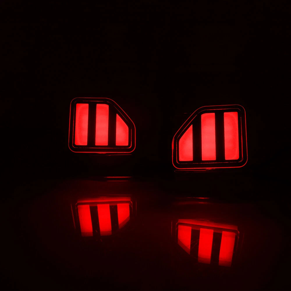 3in1 LED Rear Bumper Reflector Fog Light for Jeep Wrangler JL (2018–2024)