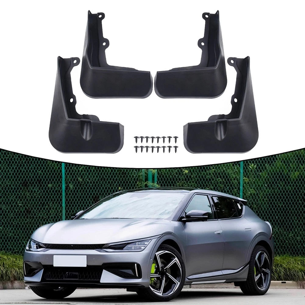 Mudguards for KIA EV6 GT (2021–2024) - Mud Flaps with Mounting Screws