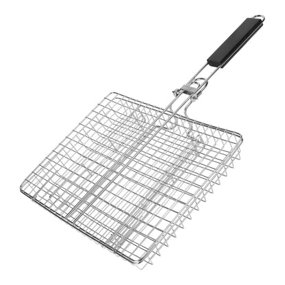 Folding Barbecue Grill Basket for Easy Food Handling