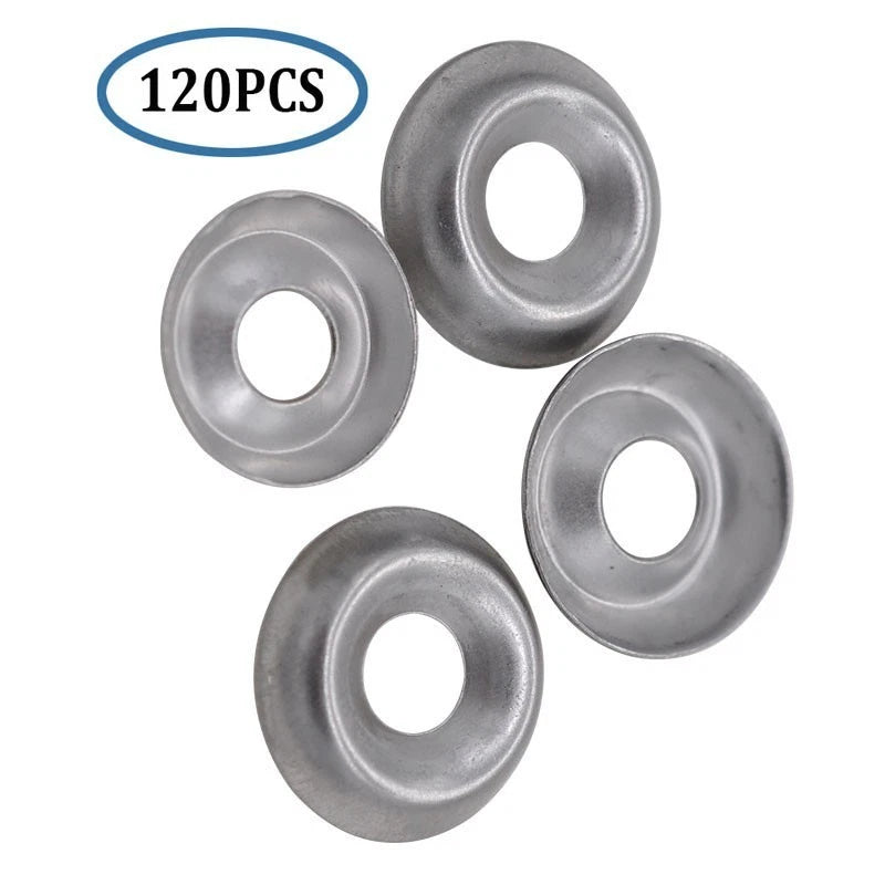 Countersunk Finishing Washers Set of 12.7 x 6.8 x 2.5cm Stainless Steel