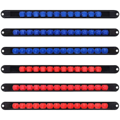 Socket Drive Rail Organizer for Wall Mounted Storage (1/4, 3/8, 1/2 Inch)