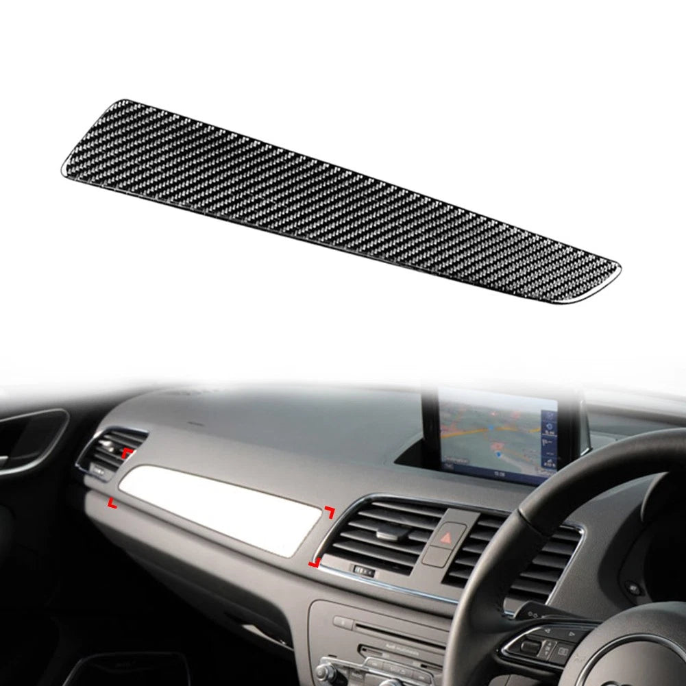 Carbon Fiber Dashboard Cover Trim for Audi Q3 (2013–2018)