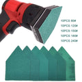 50 Pack Sandpaper Sheets Assorted Grits 65x92mm for Sanders