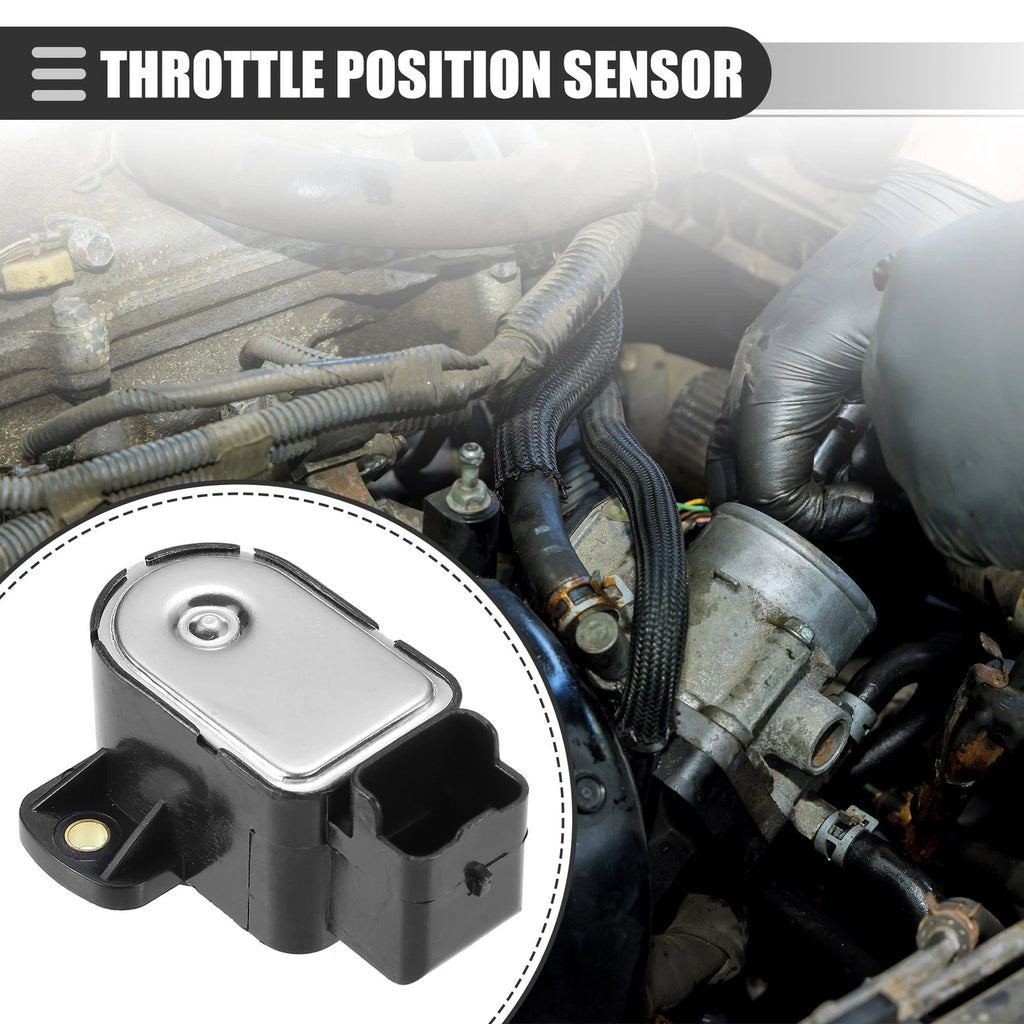 Throttle Position Sensor for Peugeot 206 307 406 Expert (Plastic, Black)