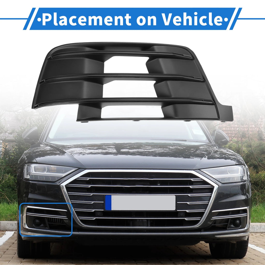 Front Right Fog Light Grille Replacement for Audi Q7 S-Line (2016–2019)