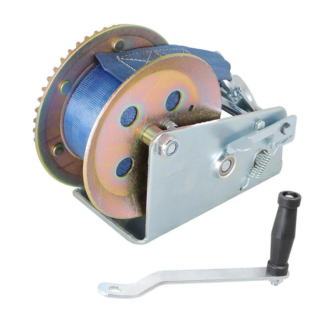 3500lbs Hand Winch for Boat Trailer with 10m Strap