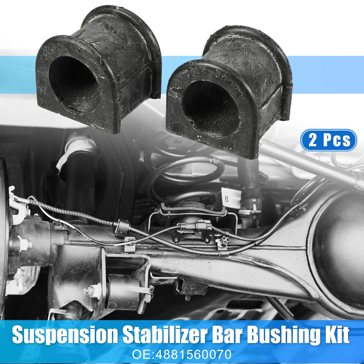 2pcs Suspension Stabilizer Bar Bushings Front for Toyota Land Cruiser (2008–2021)