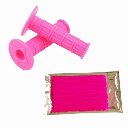 Pink Spoke Guard Wrap Covers for Kawasaki KX KXF KLX KDX (65–450)