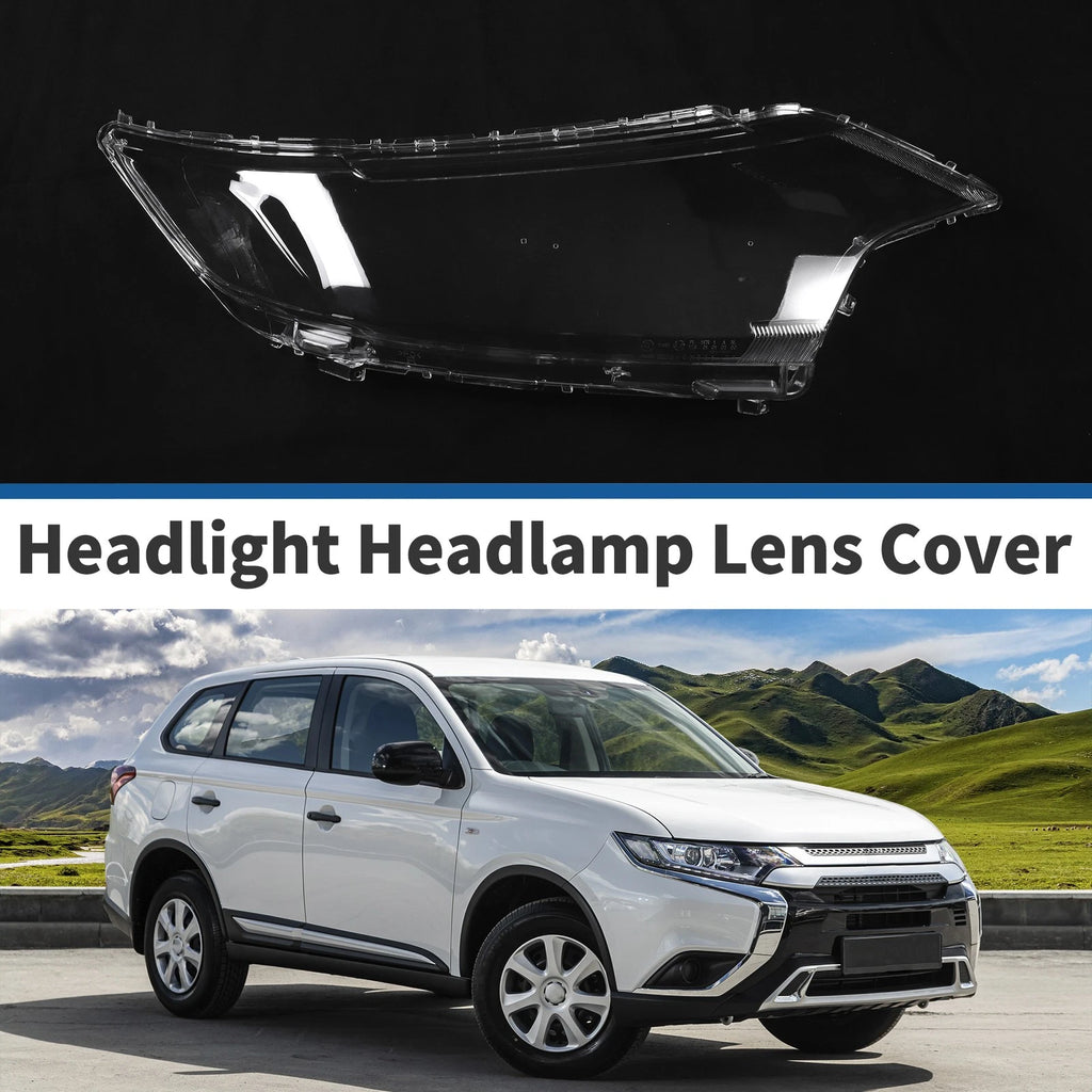 1 Pcs Front Right Headlight Lens Cover Replacement for Mitsubishi Outlander (2016–2021)