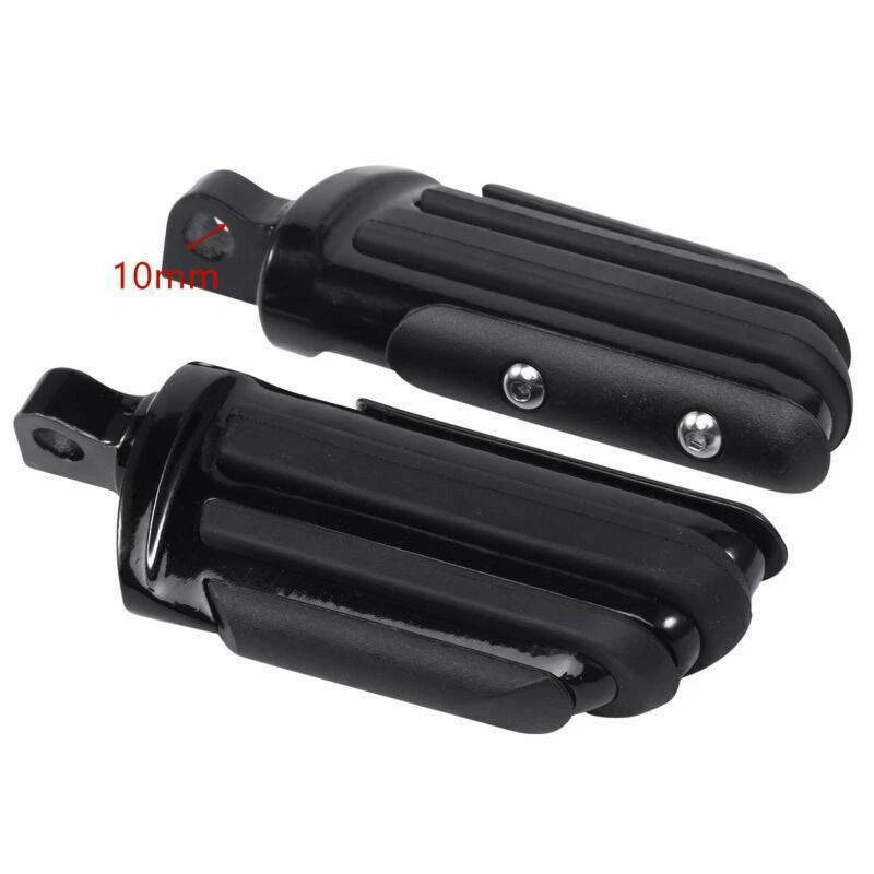 Black Passenger Foot Peg Mount for Harley Sportster Iron XL 883 1200 (2004–2013)