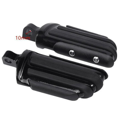 Black Passenger Foot Peg Mount for Harley Sportster Iron XL 883 1200 (2004–2013)