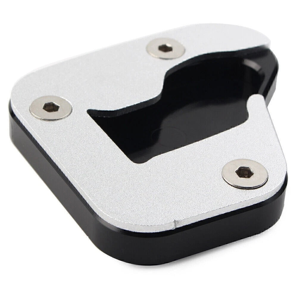 Kickstand Side Stand Extension Plate Pad for Suzuki Hayabusa (2008–2020) Silver