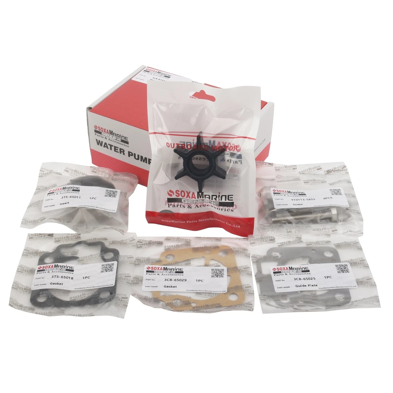 Water Pump Repair Service Kit for Nissan Tohatsu Outboard (3T5-87322)