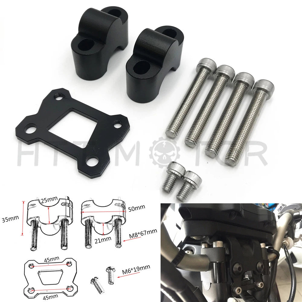 Handlebar Riser for Yamaha MT07 / FZ07 (2014–2023)