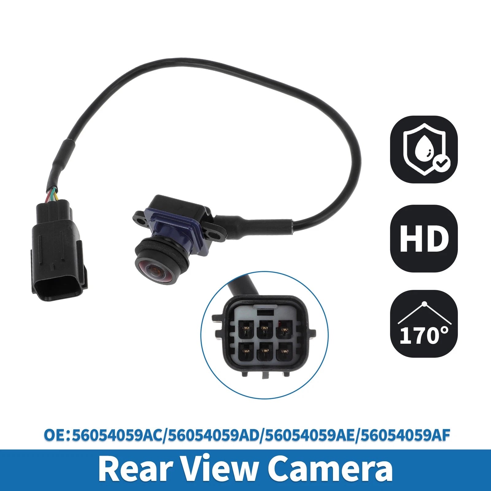 Rear View Park Assist Backup Camera Replacement for Dodge Durango (2011–2013)